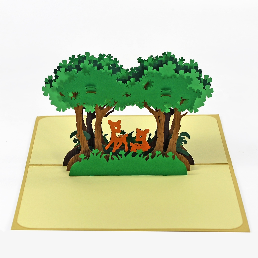 Thiệp nổi 3D pop-up handmade gift