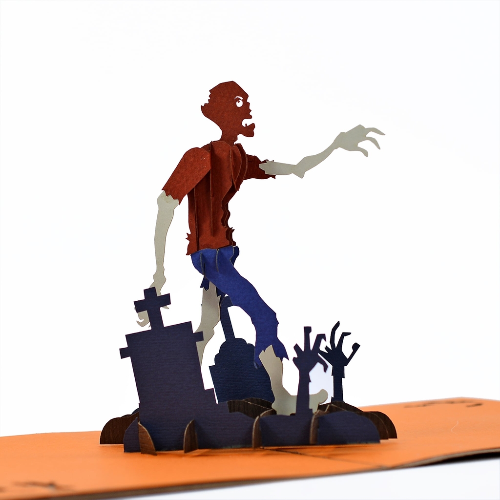 Thiệp nổi 3D Zombie