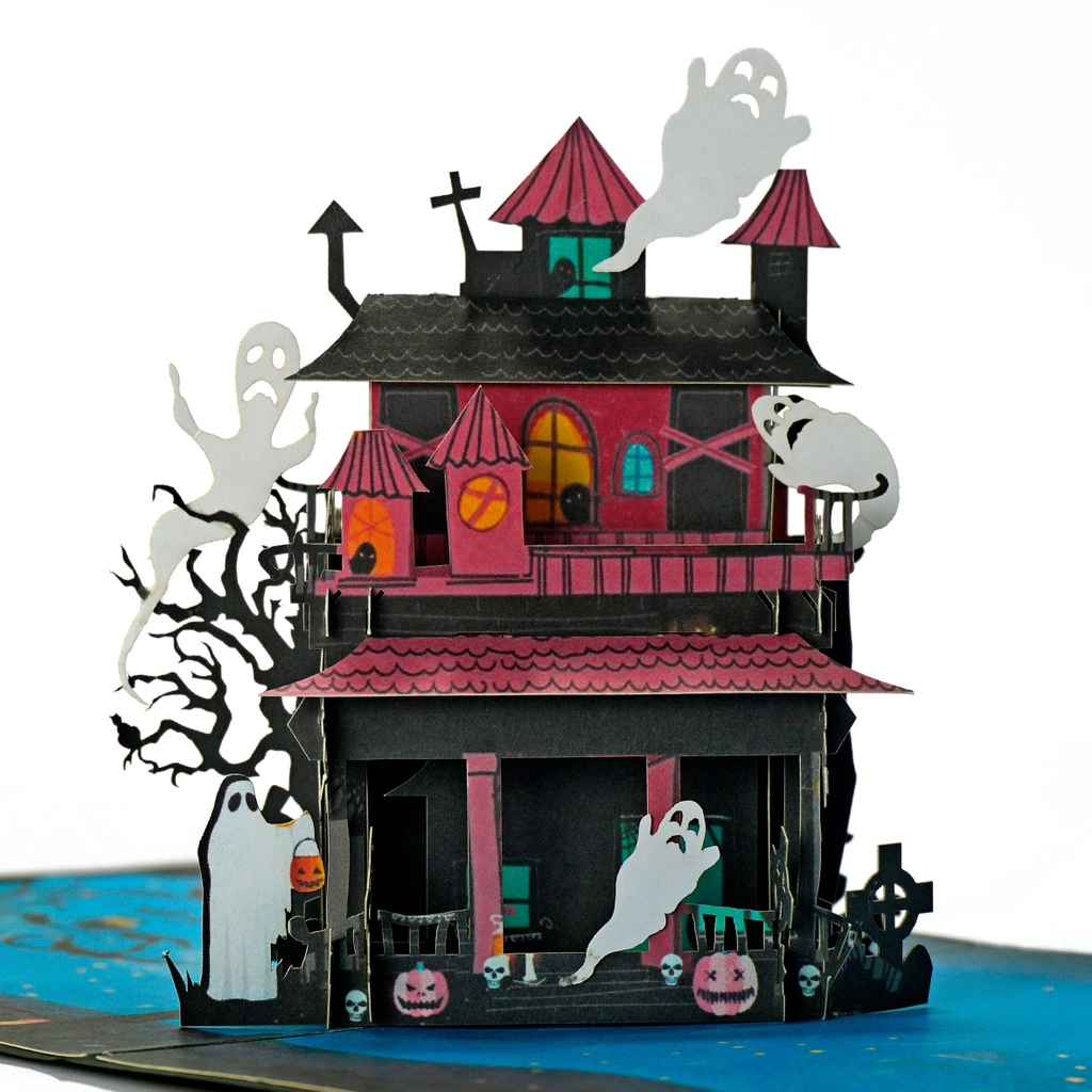 thiệp halloween 3D