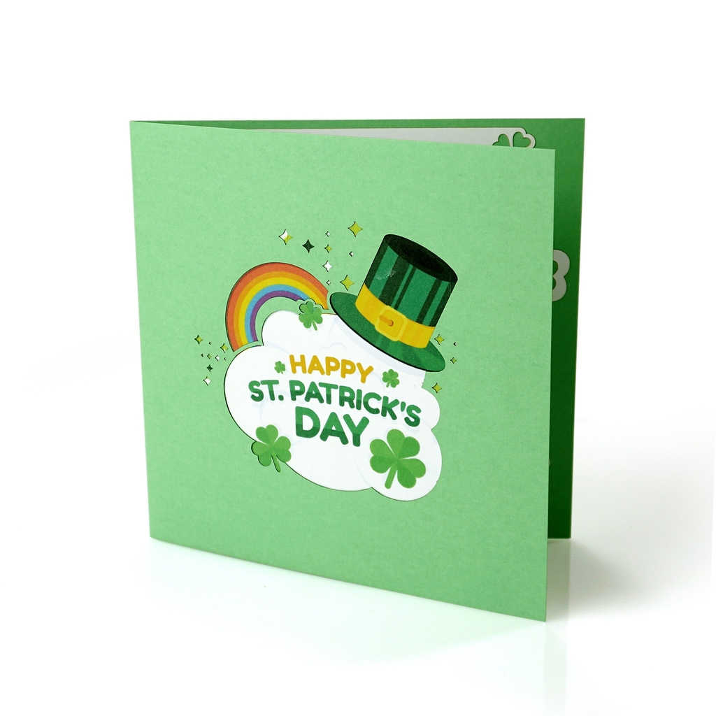 thiệp 3D ST Patrick