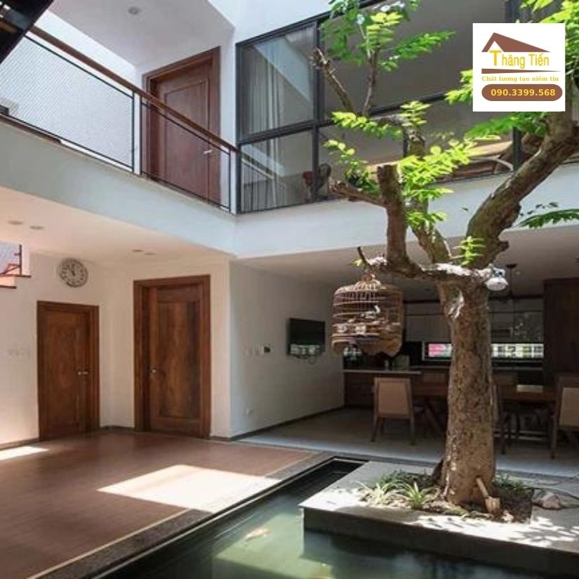 Nhà đẹp 2 tầng với thiết kế gần gũi thiên nhiên Nhà đẹp 2 tầng với thiết kế gần gũi thiên nhiên