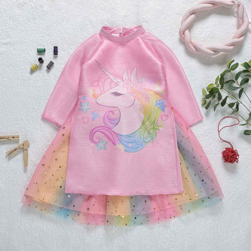 Áo bơi dáng váy xòe họa tiết Pony | Minh Đăng shop