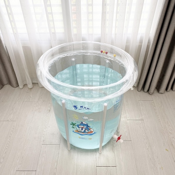 Bể bơi thành cao cho bé CAYABE Doctor Dolphin (loại 8 thanh size lớn 80x80 cm)