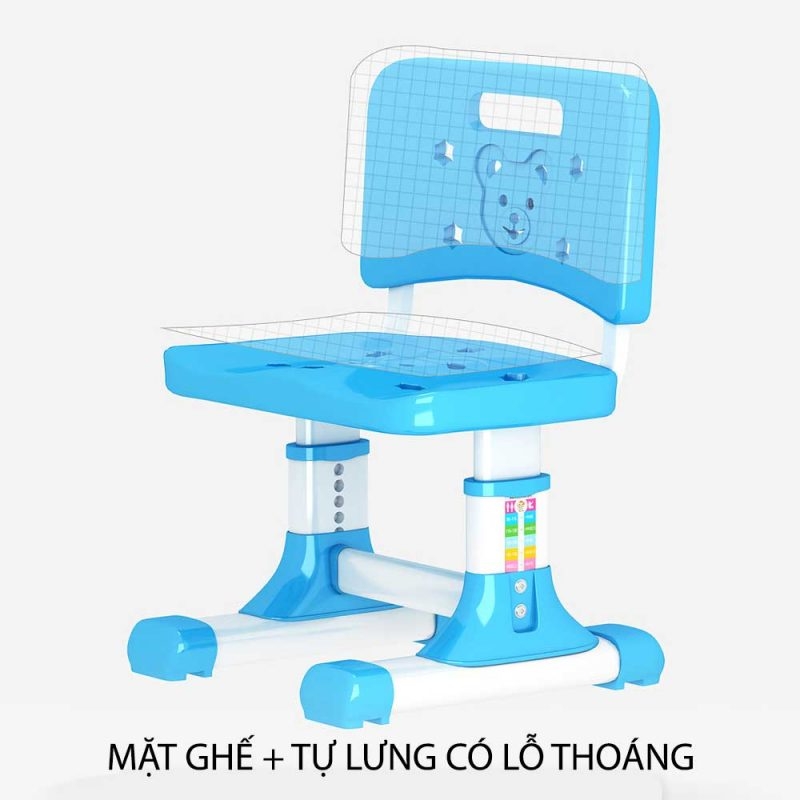 Bộ bàn ghế học sinh chống gù, chống cận CAYABE CB-A8 cho trẻ em (80 cm)