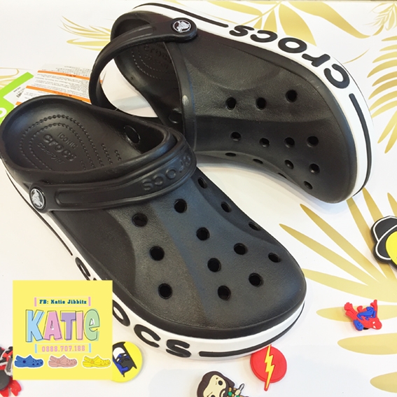 Dép cá sấu Crocs Baya màu Đen