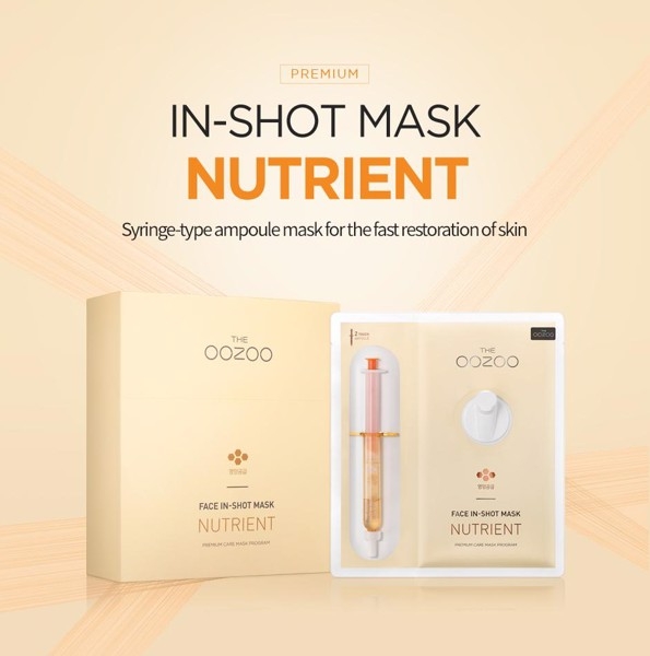 Mặt nạ Oozoo face injection mask nutrient