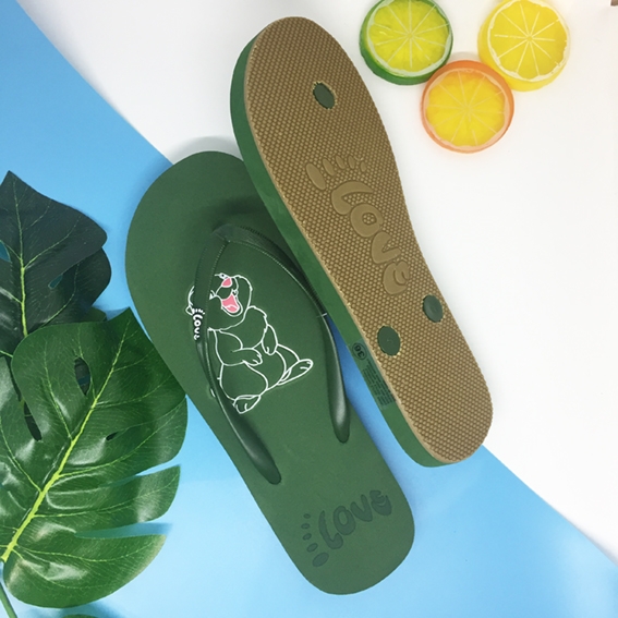 Dép Lào Feetlove 1 cm xanh lá hình con thỏ