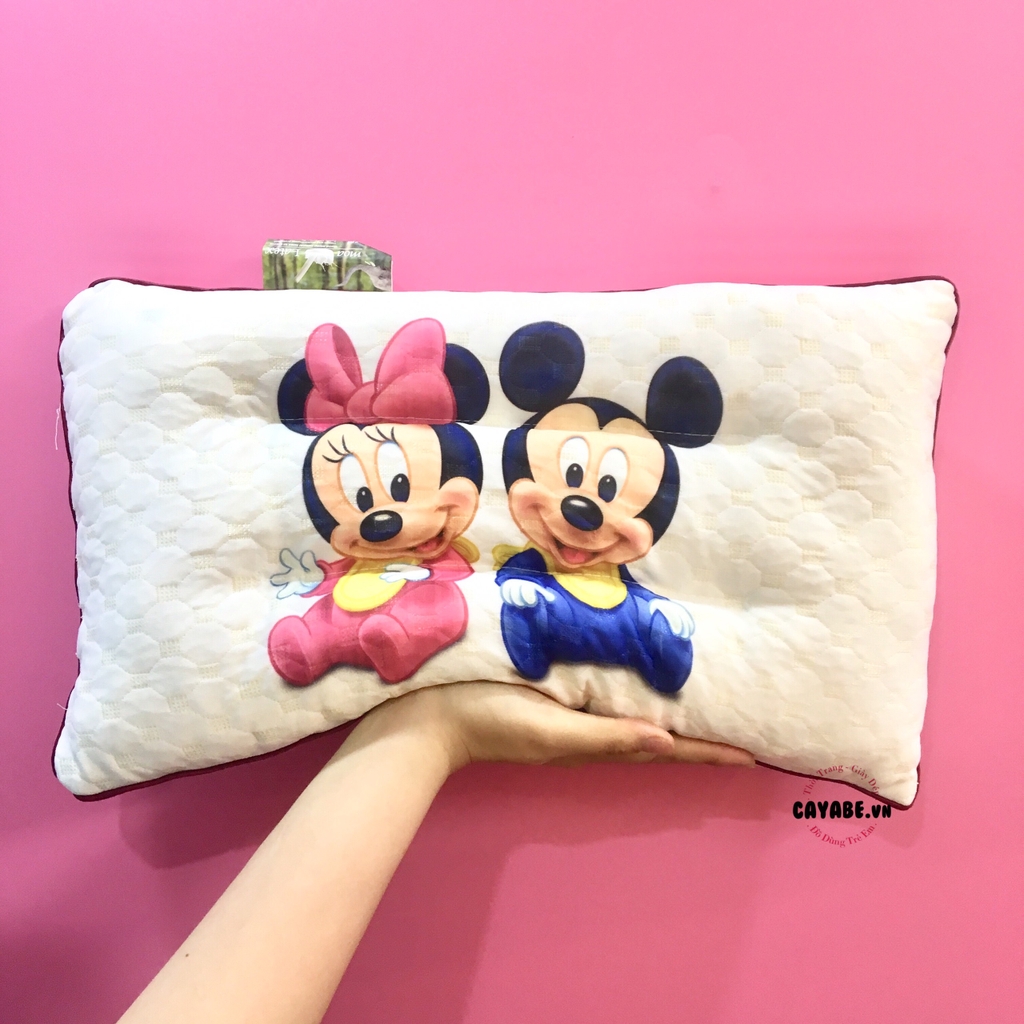 Gối cao su non trẻ em hoạt hình Disney chuột Mickey và Minnie