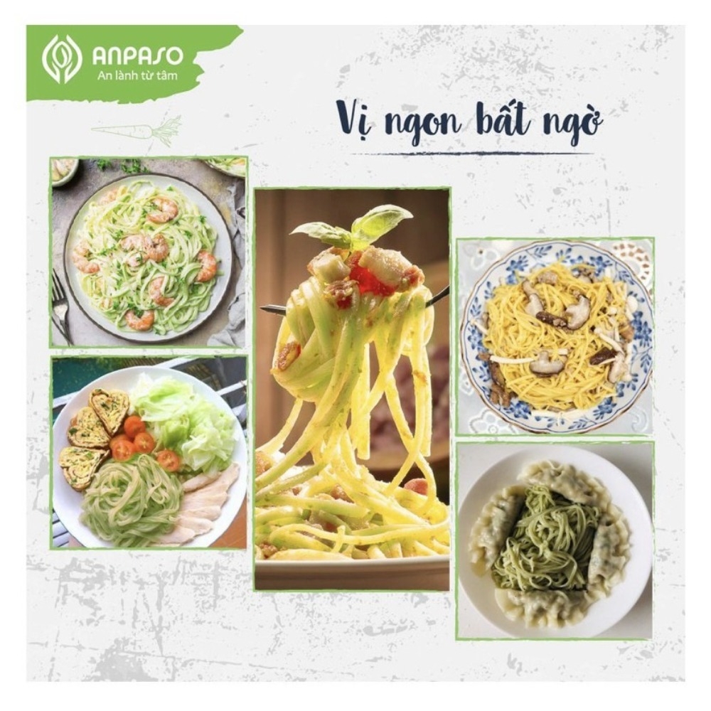 Mì mầm lúa mạch Organic Anpaso ăn chay giảm cân 300gr/120gr