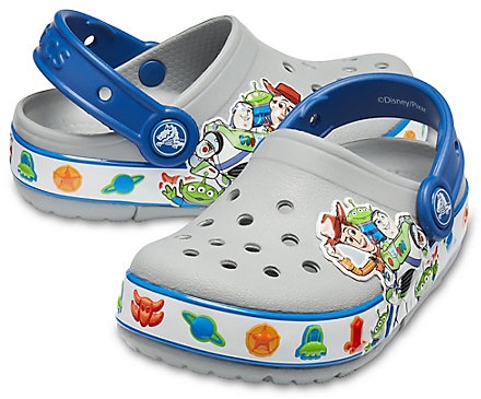 Dép cá sấu Crocs trẻ em Band câu chuyện đồ chơi Toy story 4 màu xám