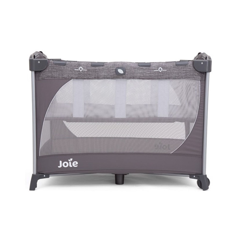 Giường cũi trẻ em Joie Commuter Change & Snooze Linen Gray