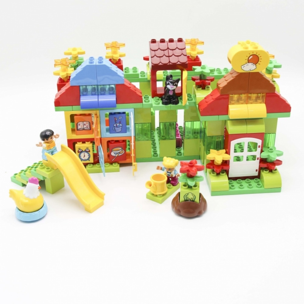 Đồ chơi lắp ghép Lego Smoneo Duplo Hoạt động mỗi ngày của bé Toys House 175 chi tiết - 55008
