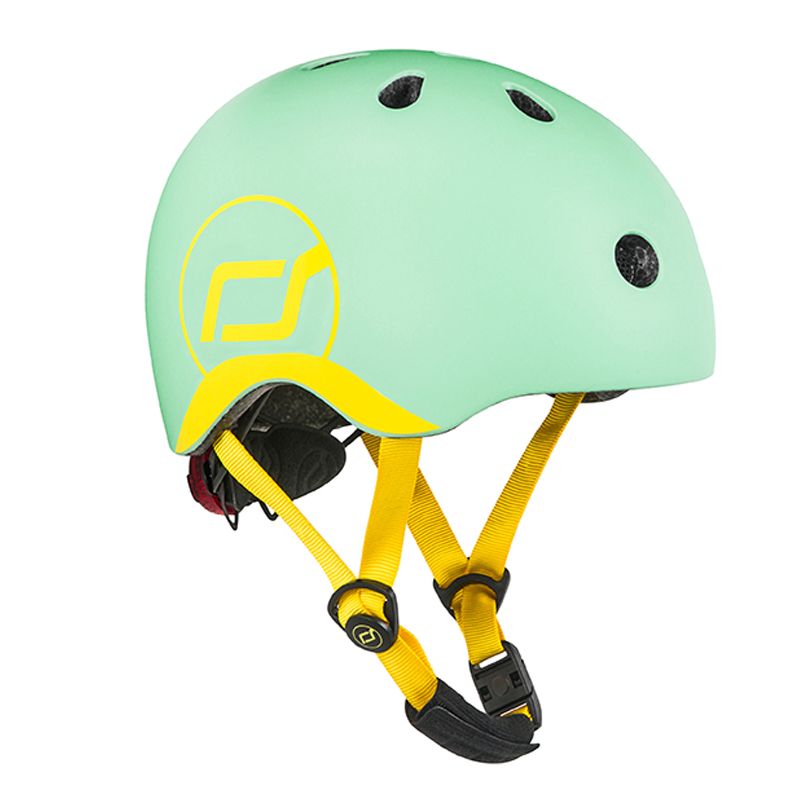 Mũ bảo hộ đội đầu cho bé Scoot and Ride đi xe đạp, xe scooter, chơi thể thao (màu xanh - Kiwi) - size XXS/ S
