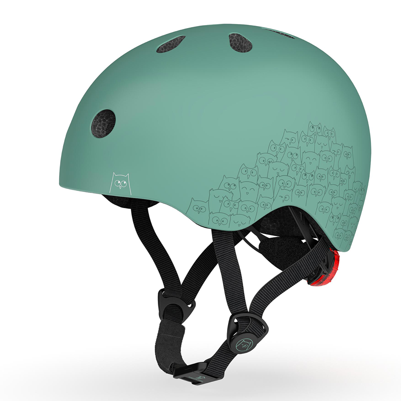 Mũ nón bảo hộ PHẢN QUANG cho bé xe đạp, xe scooter Scoot and Ride khi chơi thể thao - size XXS (màu xanh FOREST)