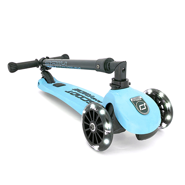 Xe scooter trẻ em Scoot and Ride Highwaykick 3 bánh xe có đèn LED cho bé (màu xanh dương - Blueberry)