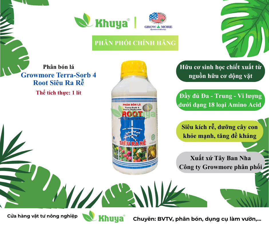 Growmore Terra Sorb 4 ROOT 1 lít