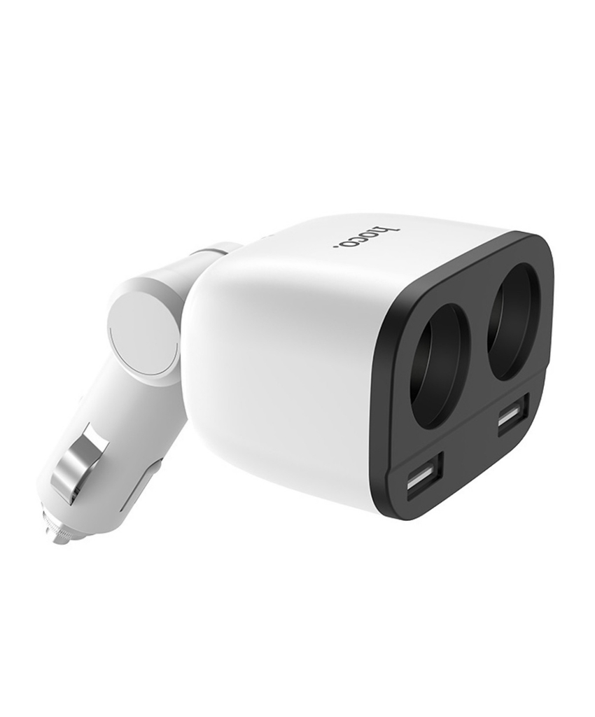 Bộ chia tẩu sạc ô tô Hoco Z28, dòng ra 2.4A, công suất 80W