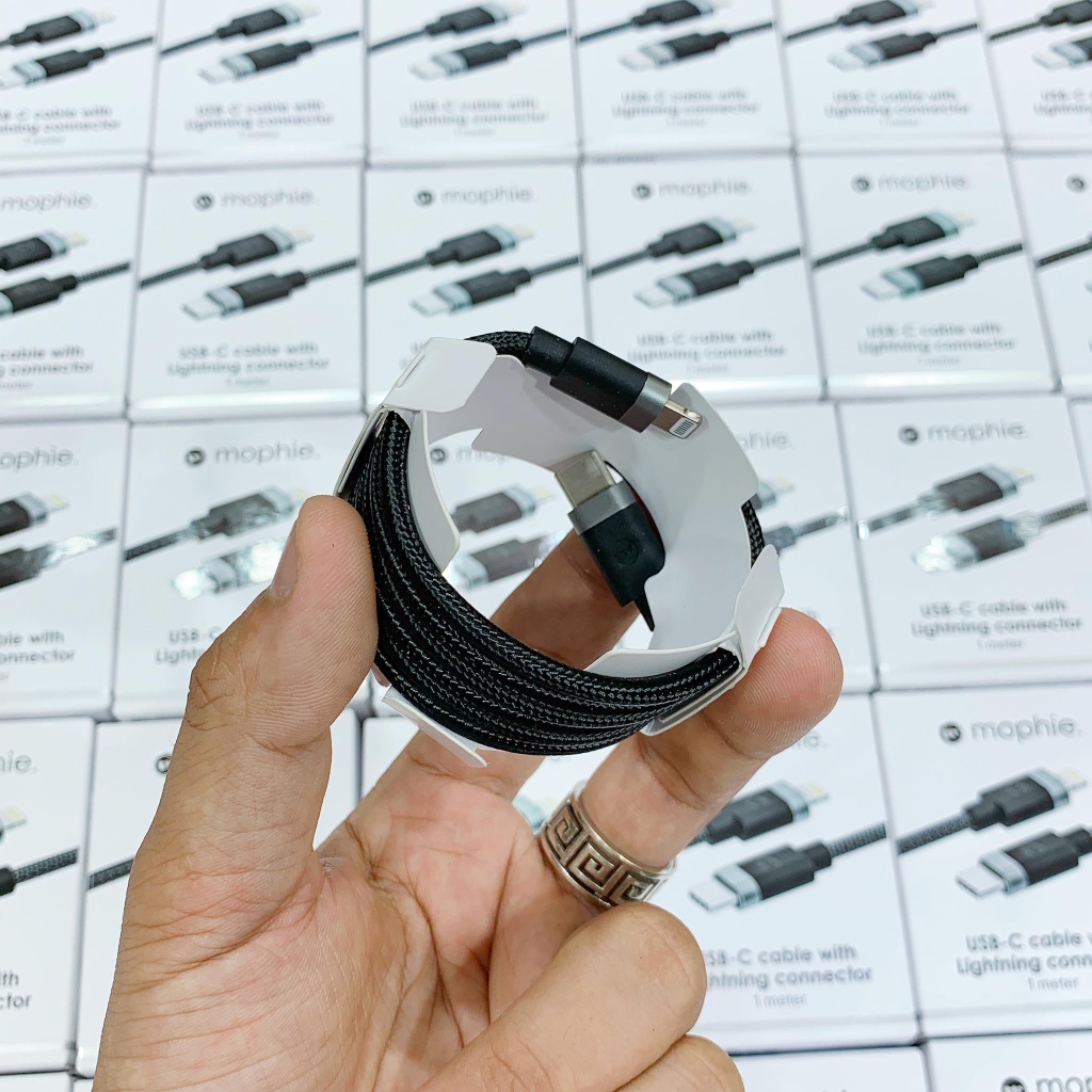 Cáp USB-C to Lightning chính hãng Mophie (1m)