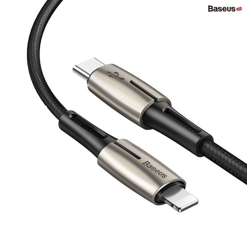 Cáp sạc nhanh Type C to Lightning Baseus Horizontal Data PD (18W, Power Delivery Fast Charge, C to iPhone Cable)