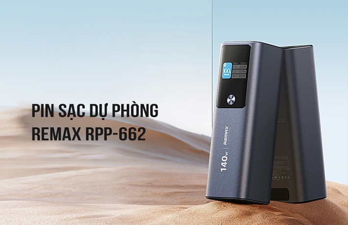 Pin sạc dự phòng 25200mAh 140W Remax RPP-662