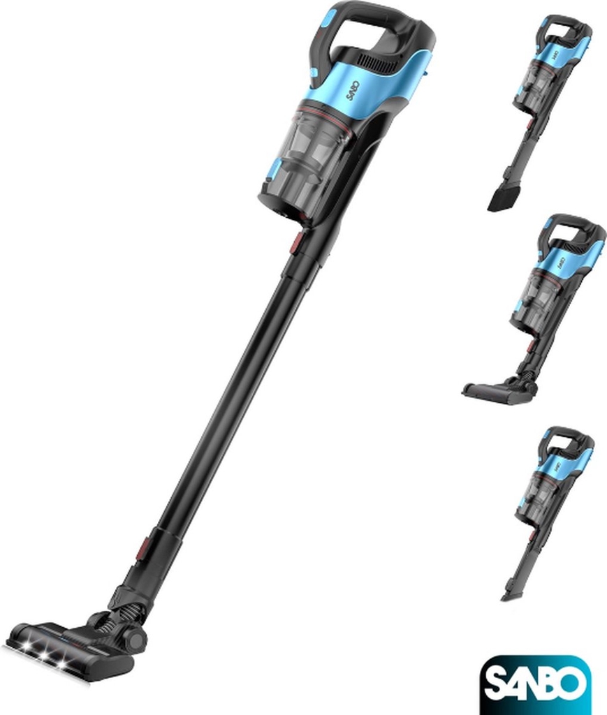 Máy hút bụi cầm tay siêu mạnh SANBO Air Pro Max 9000 SERIES 26.000 PA (Hà Lan)