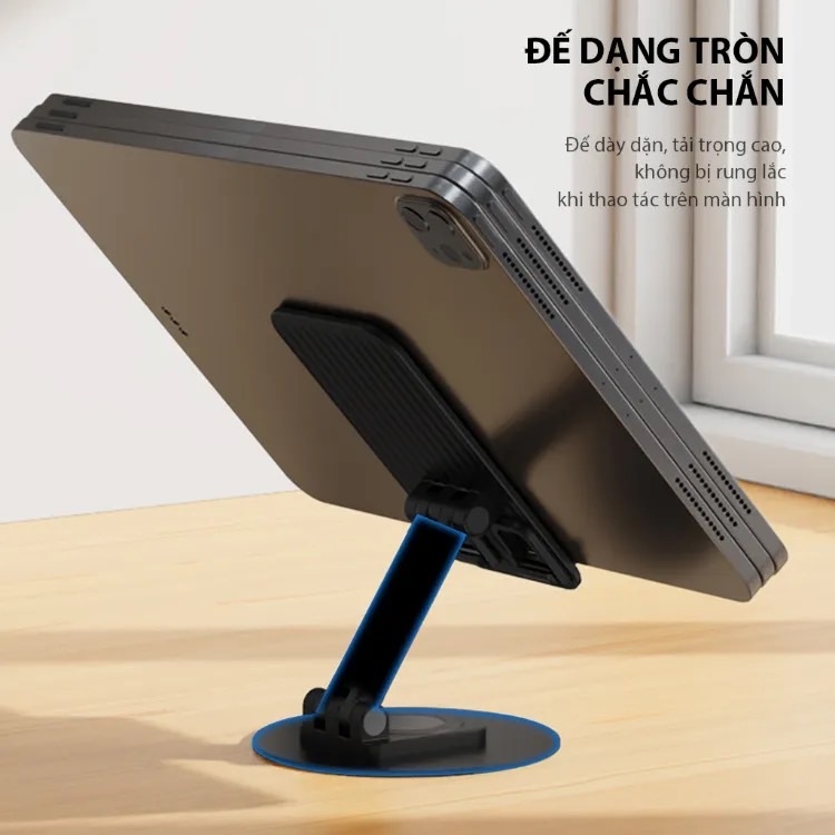 Giá đỡ điện thoại Robot hợp kim nhôm, xoay 360 độ