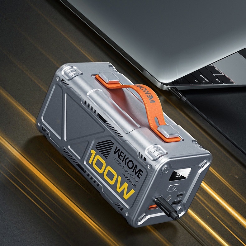 Pin dự phòng sạc siêu nhanh 100W WEKOME WP-08 50000mAh