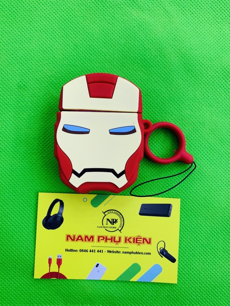 Case silicons iron man Airpods 1/2