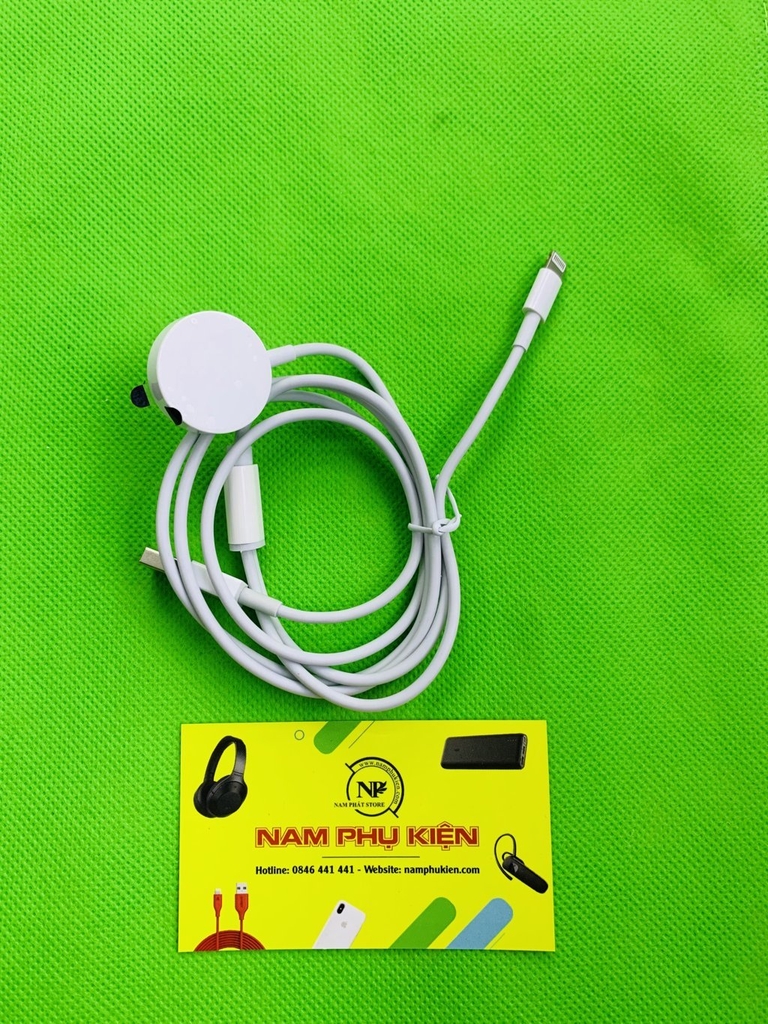 Cáp sạc 2in1 iphone và Apple watch chính hãng COTEETCI