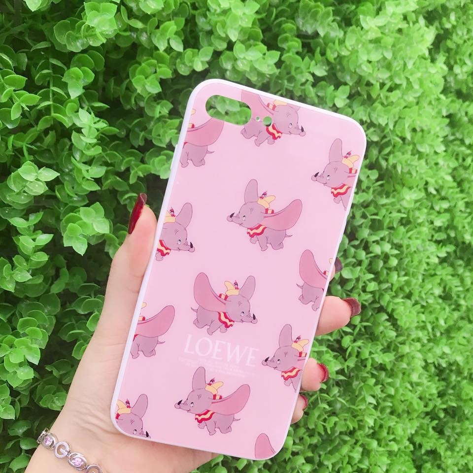 Ốp lưng kính đồng màu in hình