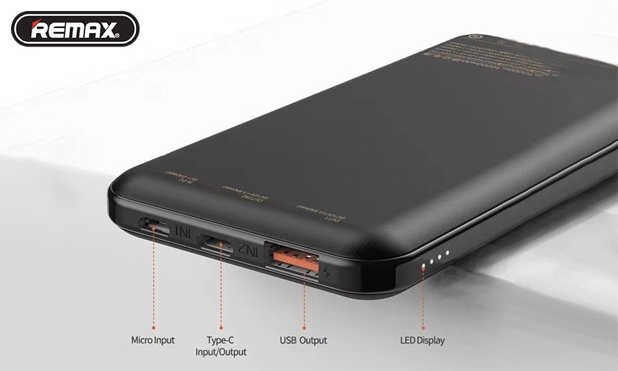 Pin sạc dự phòng 10.000mAh Remax RPP-151 sạc nhanh PD