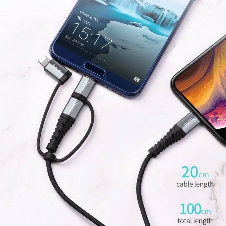Cáp sạc 4 IN 1 X38 Chính hãng HOCO