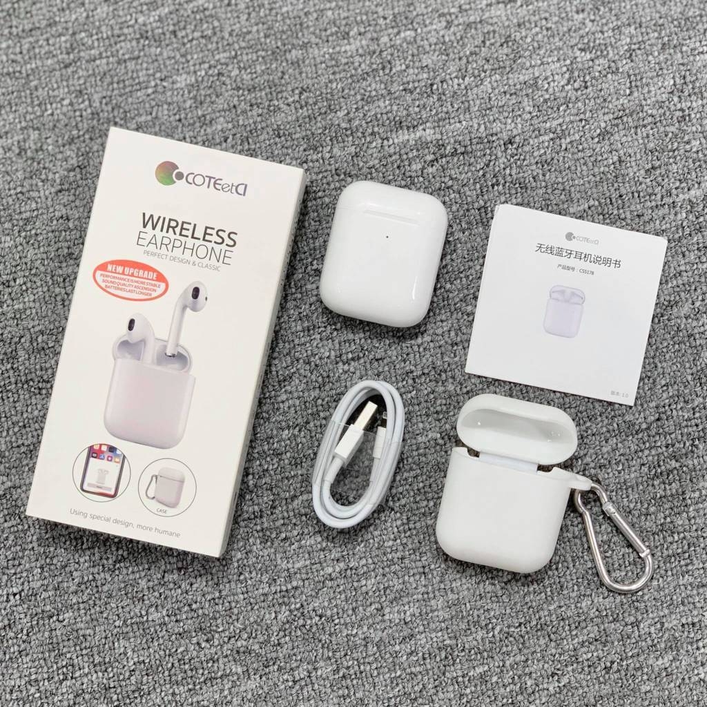 Tai nghe SF 1:1 Airpods 2 WIRELESS EARPHONE chính hãng COTEETCI