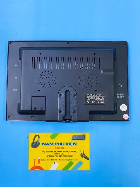 Màn hình test camera quan sát 7 inches HD 1024P có cổng HDMI, VGA và AV