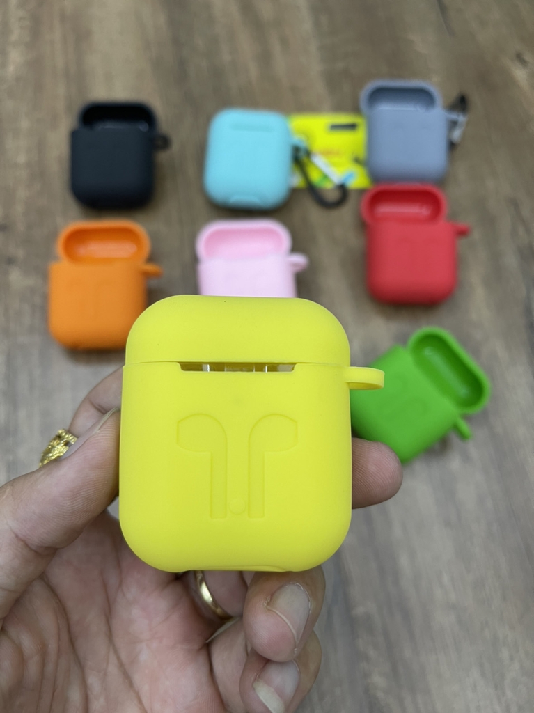 Ốp silicons cao cấp dày cho airpods 1/2