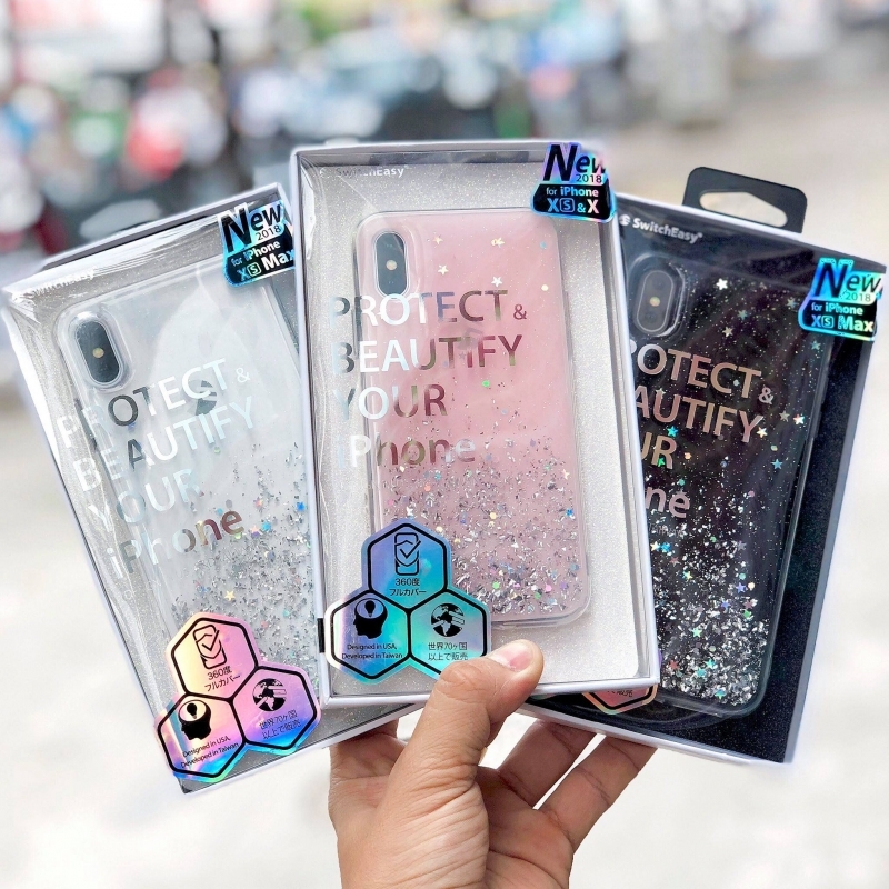 ỐP lưng trong suốt kim tuyến chính hãng STARField