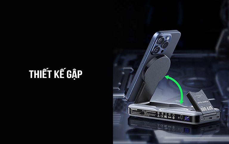 Pin sạc dự phòng không dây kiêm sạc apple watch 10000mAh Remax RPP-589