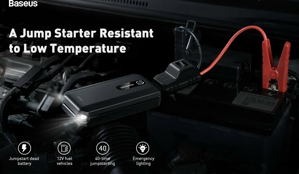 Bộ Kích Bình Baseus Super Energy Air Car Jump Starter ( 10000mAh, Peakcurrent 1000A)