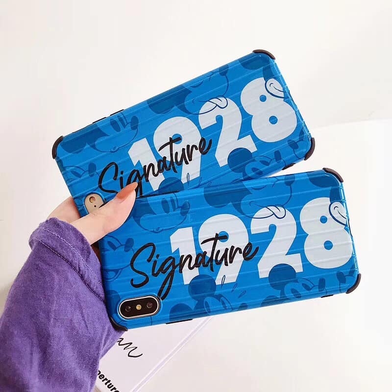 Ốp vali xanh signature 1928 cho iphone