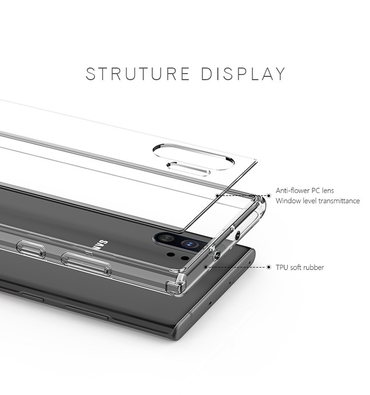 Ốp lưng Likgus chống sốc trong suốt Note 10/10+