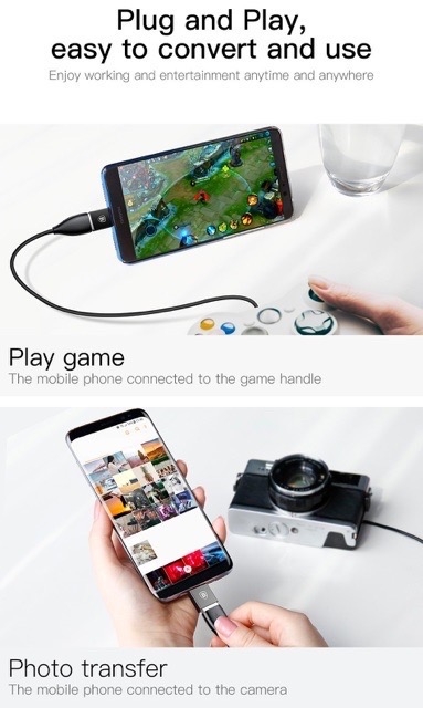 Đầu chuyển OTG USB Type C sang USB chính hãng Baseus