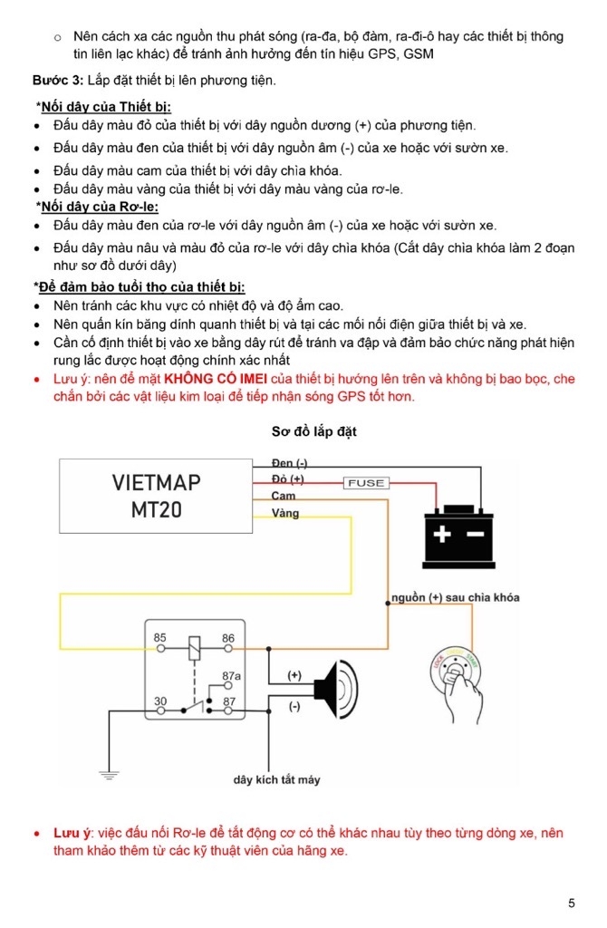 Thiết bị định vị Vietmap MT20