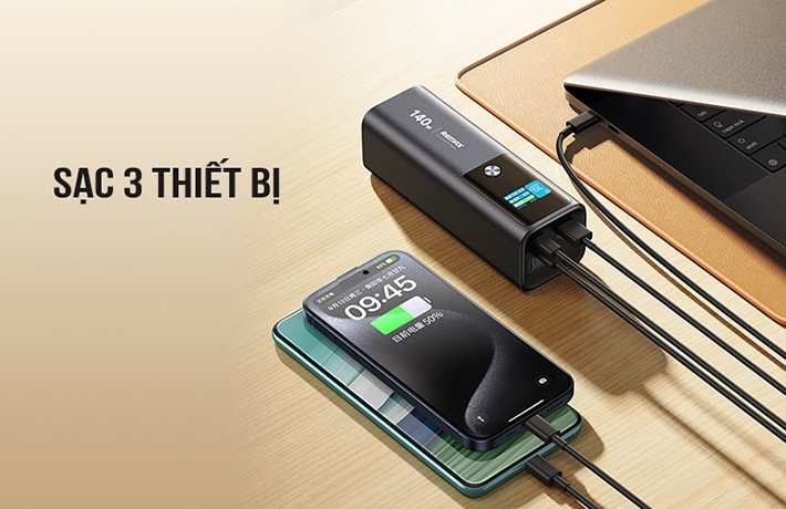 Pin sạc dự phòng 25200mAh 140W Remax RPP-662