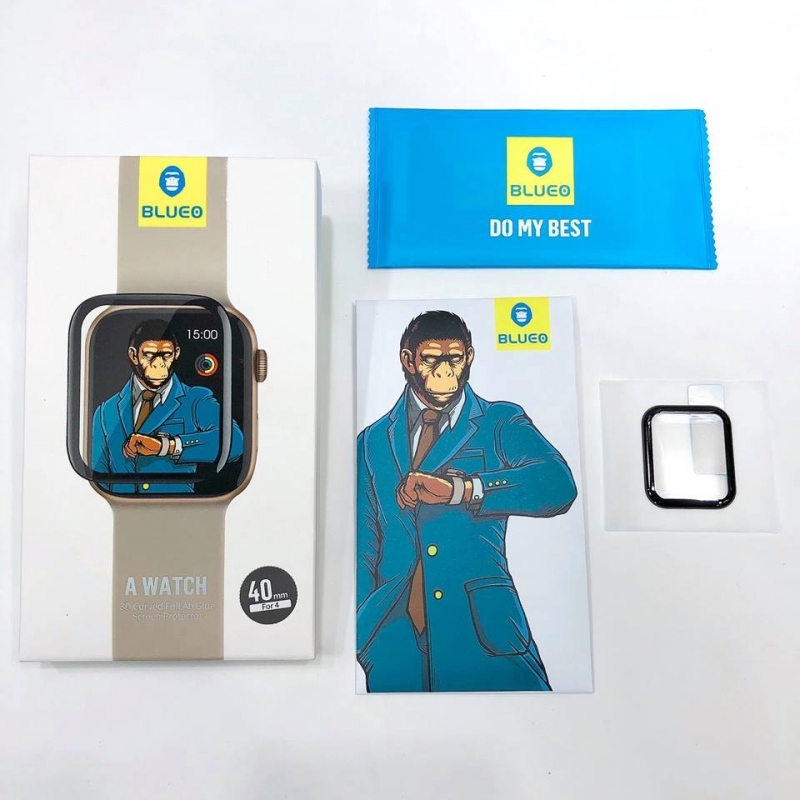 Cường lực full 3D dành cho APPLE WATCH series4 - Chính hãng BLUEO