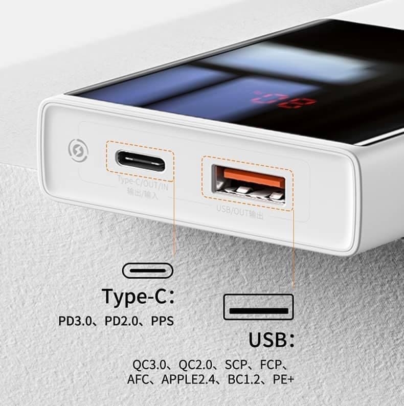 Sạc dự phòng Baseus 20.000mAh Super Mini 22,5W