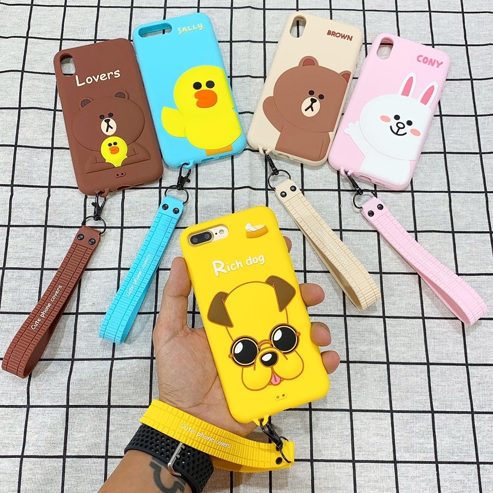 Ốp lưng gấu BROWN & LINE FRIEND