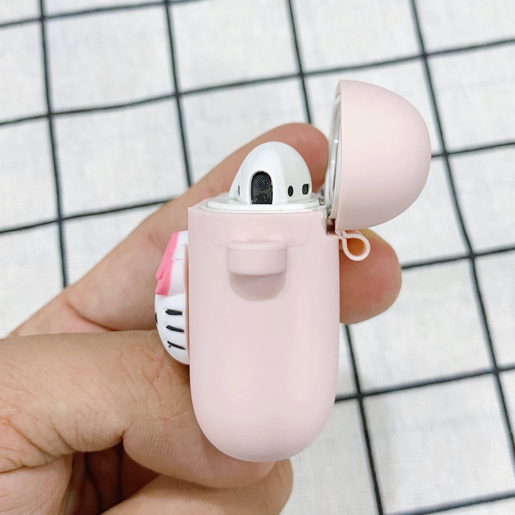 Case silicone in hình 3D cho Airpods 1/2