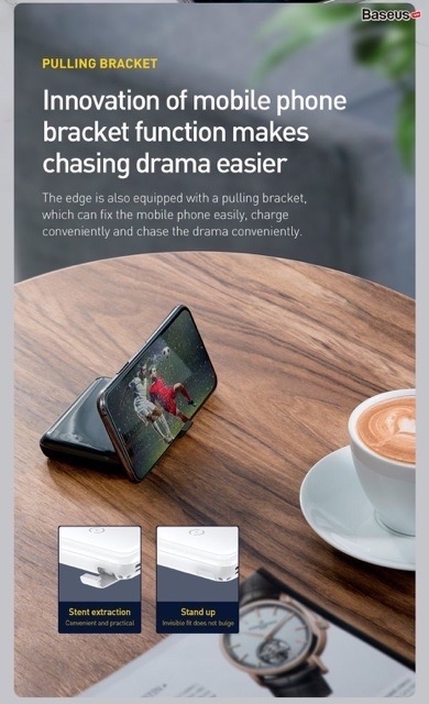 Pin dự phòng tích hợp sạc nhanh không dây Baseus Mini S Bracket 10,000mAh 18W PD