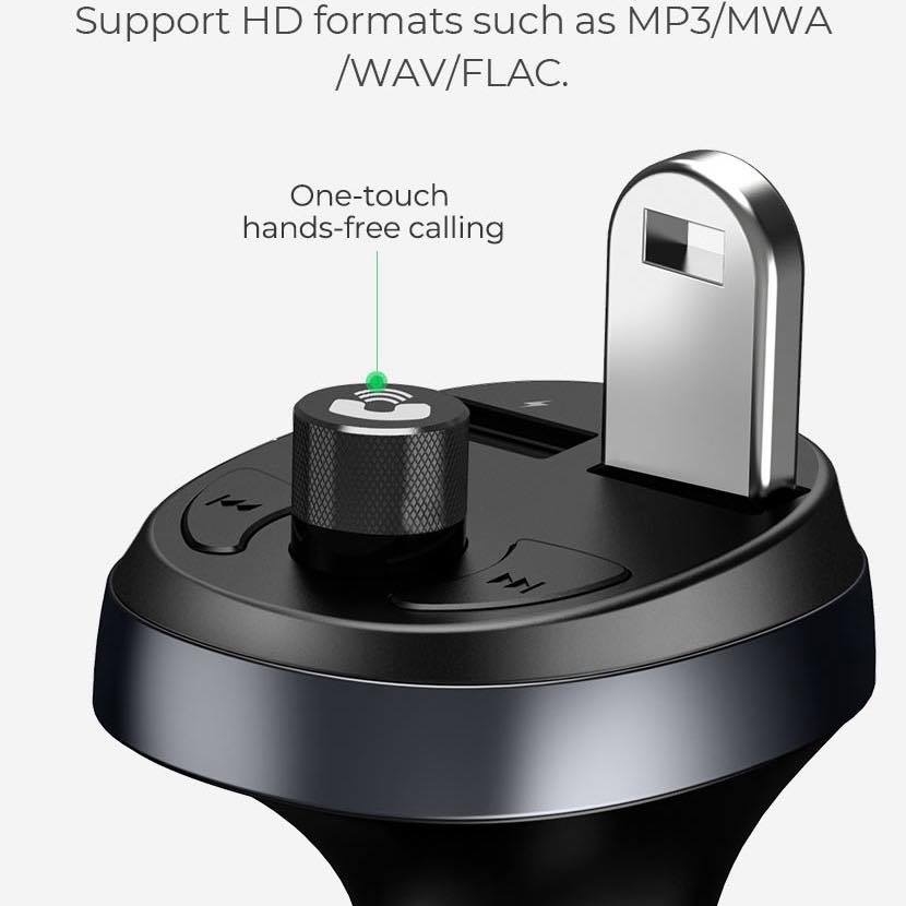 Củ sạc ô tô kèm FM chính hãng HOCO