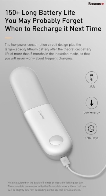 Đèn cảm ứng chuyển động thông minh Human Body Baseus